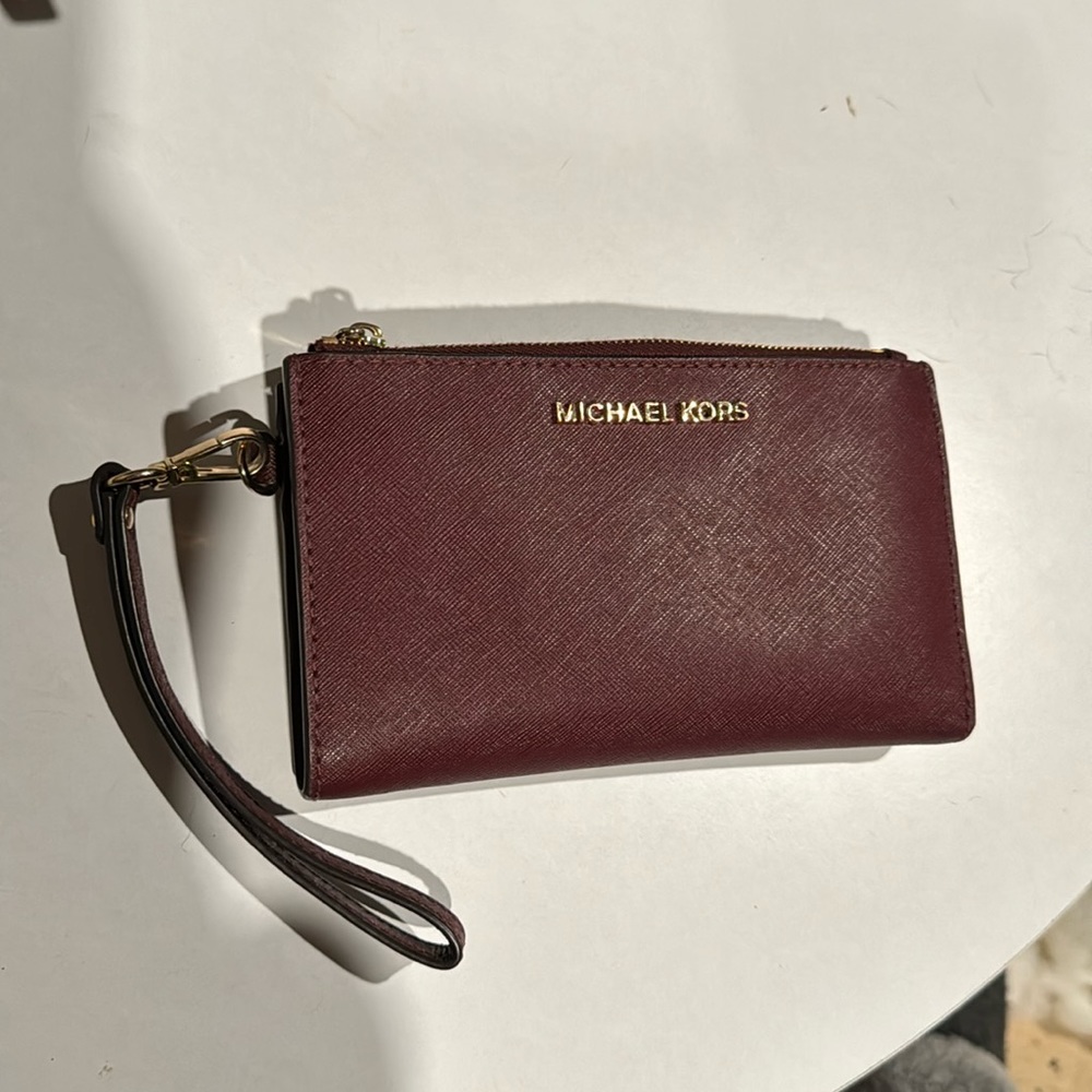 Leather smartphone wallet